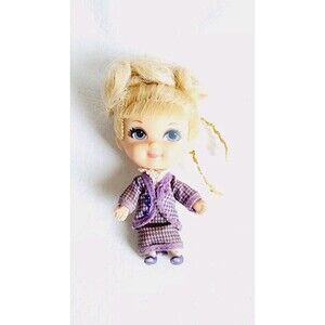 1967 MATTEL Liddle Kiddle Lolli 3" Doll Blonde Hair